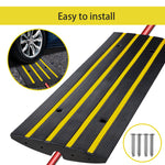 Doniks Rubber Threshold Ramp Threshold/ Wheelchair Access Ramp 102mmh(4" Rise)