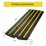 Doniks Rubber Threshold Ramp Threshold/ Wheelchair Access Ramp 102mmh(4" Rise)